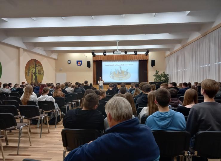 Tęsiama projekto „Psichikos sveikata: sąmoningumas savyje“ veikla