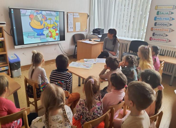 Edukacinės valandėlės  „Saugus elgesys žiemą“