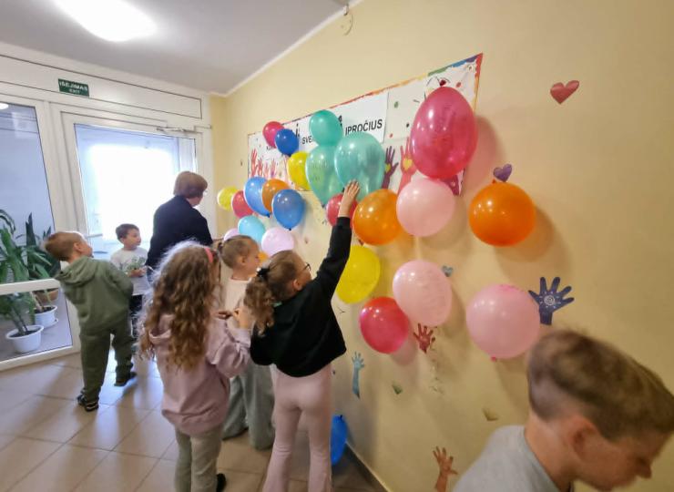 Elektrėnų sav. Kietaviškių progimnazijoje akcija „Pūsk balionus, ne dūmus“