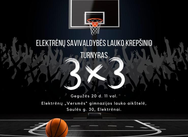 Elektrėnų savivaldybės lauko krepšinio turnyras 3x3