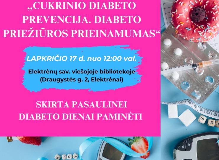 Cukrinio diabeto prevencija. Diabeto priežiūros prieinamumas