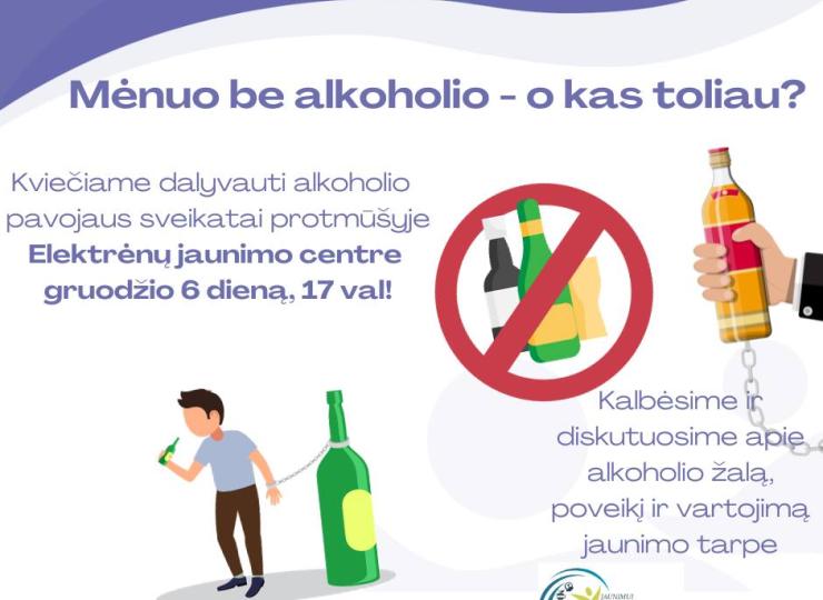 Jaunimo alkoholio pavojaus sveikatai protmūšis