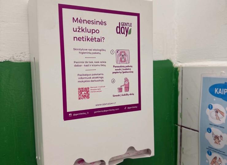 Higienos stotelė Semeliškių gimnazijoje