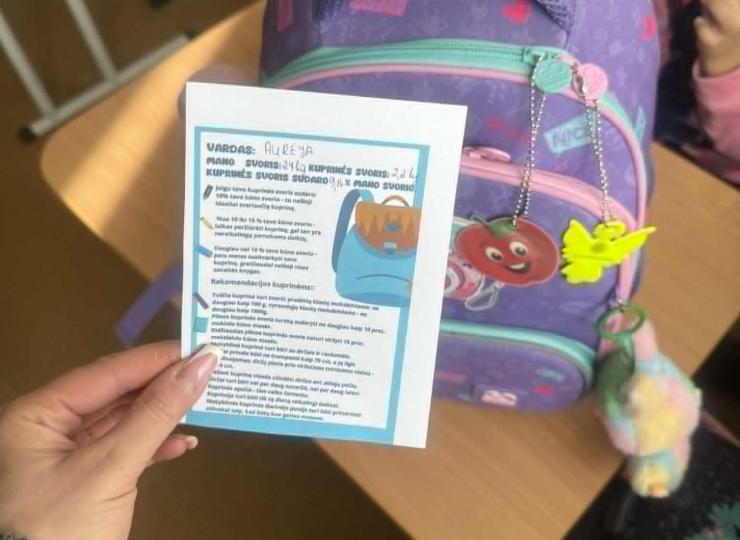 Kuprinių svėrimo akcija Semeliškių gimnazijoje