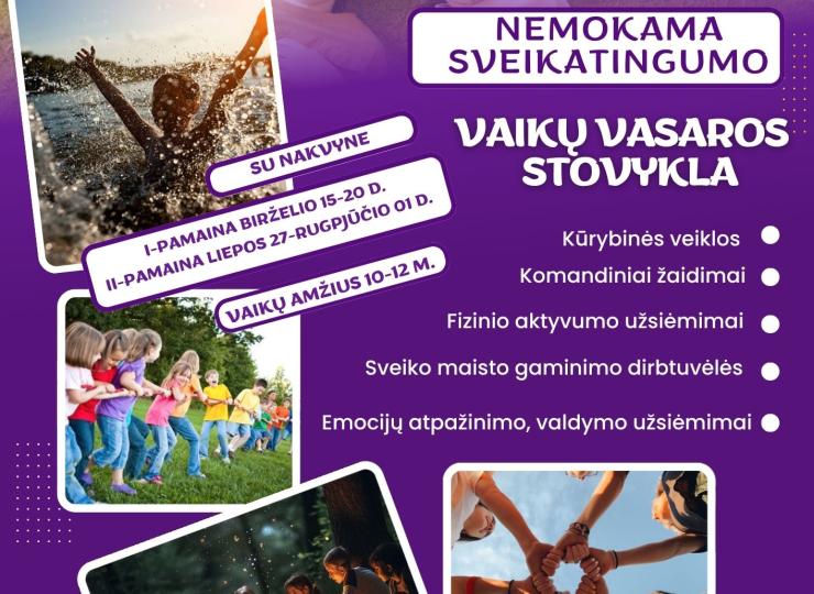 Vaikų vasaros stovykla
