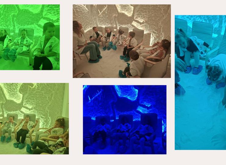 Sveikatos pamokėlės lopšelio-darželio „Pasaka“ druskų kambaryje