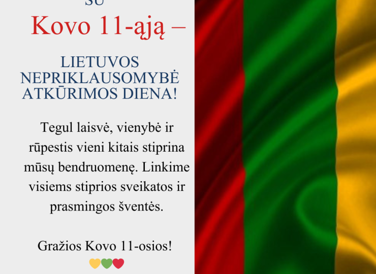 Sveikiname su Kovo 11-ąją!!!
