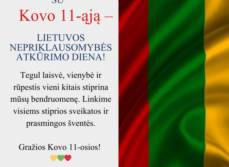 Sveikiname su Kovo 11-ąją!!!
