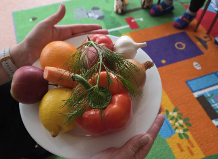Pokalbis apie sveiką mitybą su Vievio lopšelio-darželio „Eglutė“ ugdytiniais