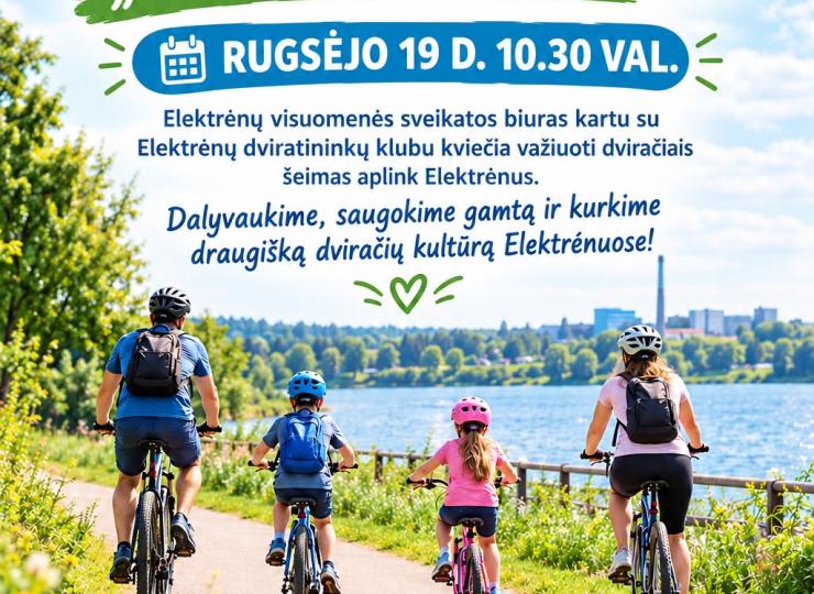 Dviračių žygis „Aplink Elektrėnus“