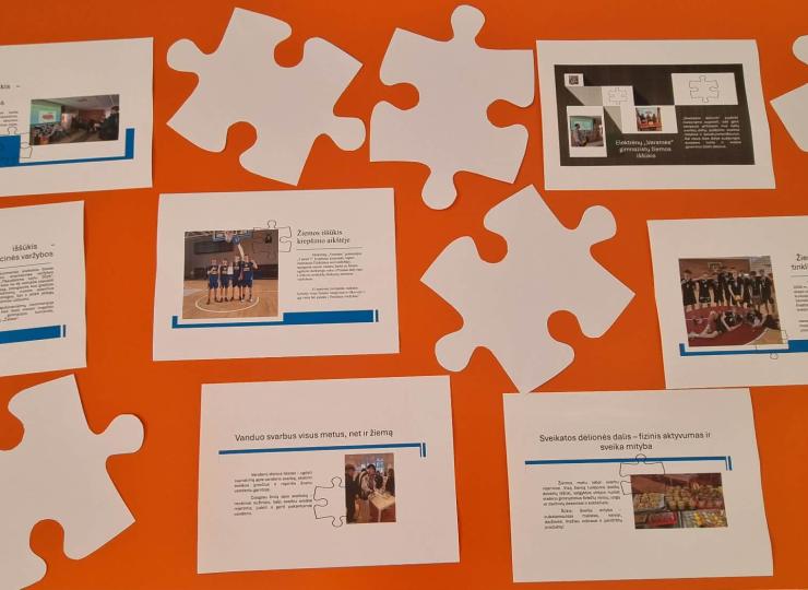 Iniciatyvos „Sveikatos dėlionė 2026“ Elektrėnų ,,Versmės” gimnazijos žiemos iššūkis