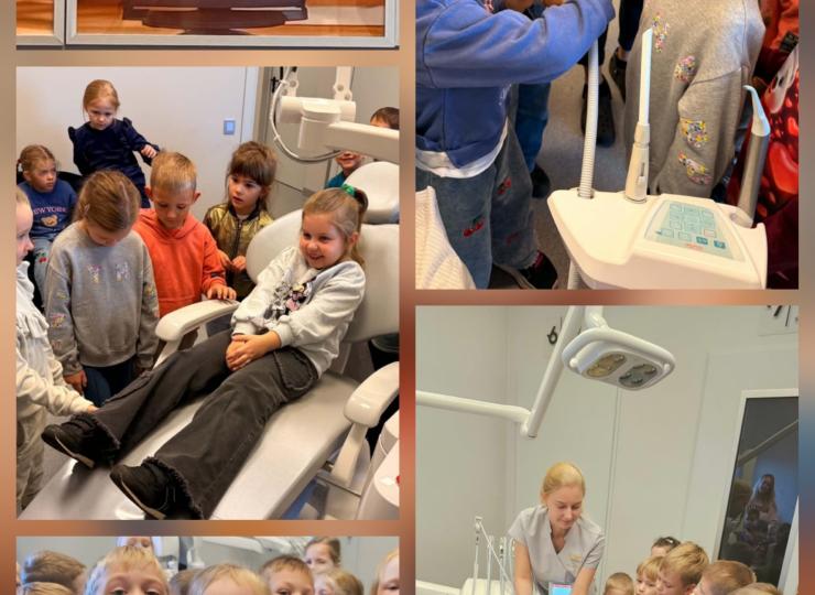 Apie dantukų priežiūrą su Elektrėnų lopšelio-darželio „Pasaka“ ugdytiniais