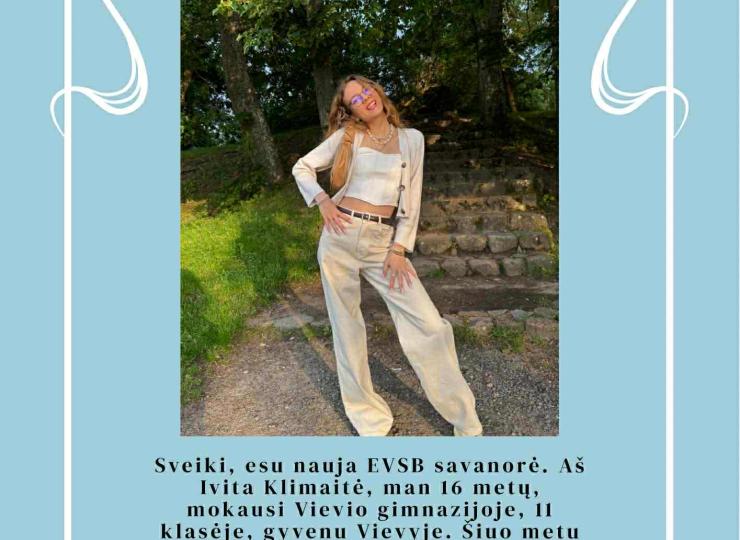 Džiaugiamės, kad prie mūsų prisijungė dar viena savanorė Ivita