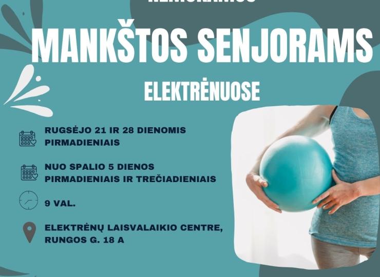 Nemokamos funkcinės mankštos senjorams Elektrėnuose!
