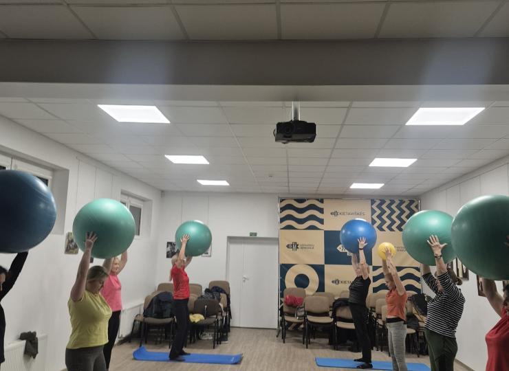 Įgyvendintas projektas „Ženk žingsnį – būk sveikas“