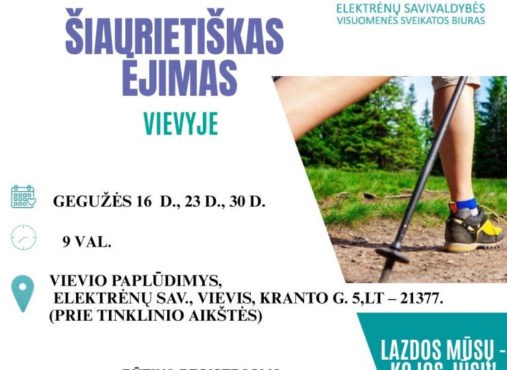 Šiaurietiškas ėjimas Vievyje