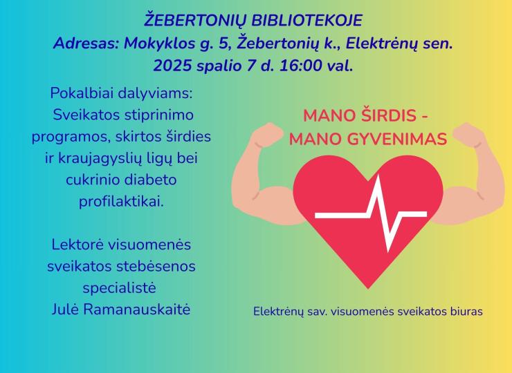 Paskaita Žebertonių gyventojams