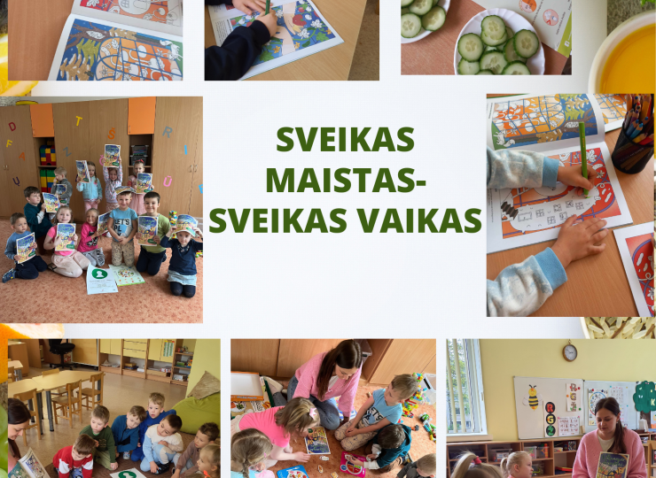 Sveikas maistas - sveikas vaikas. Elektrėnų vaikų lopšelis-darželis „Drugelis“