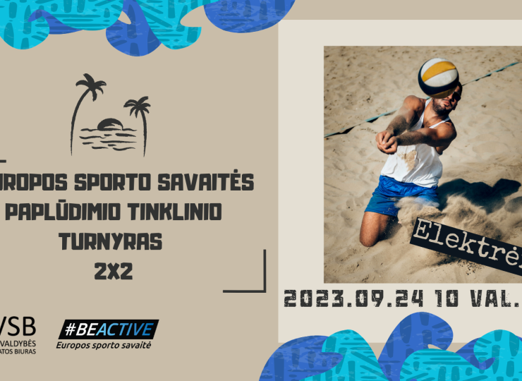 Europos sporto savaitės paplūdimio tinklinio turnyras 2x2